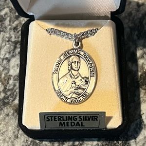 Sterling Silver St Gemma Galgani Pendant